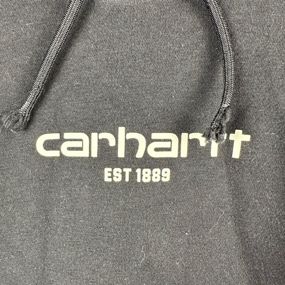 Carhartt Force Relaxed Fit Lightweight Hoodie Black Mens Large Sweatshirt - Picture 6 of 9